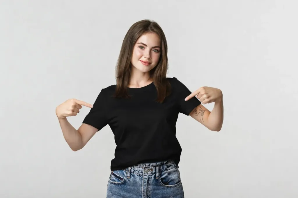 Loop Minimal T-Shirt for Women's | Premium Cotton Regular Fit | Casual Essential Tee